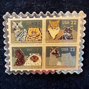 USPS Cat Breeds, 22 Cent Lapel Pin
